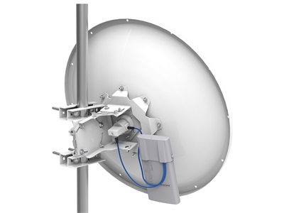 MikroTik, 30dBi - 5GHz Duplex parabola antenna precíziós felfogatással (mANT30 PA)
