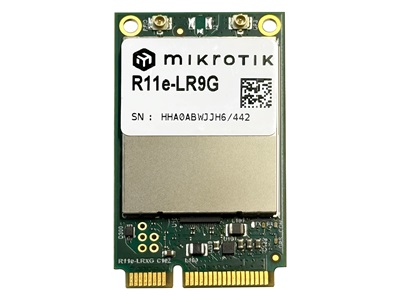 MikroTik, LoRa miniPCI-e kártya, GPS támogatással (R11e-LR9G)