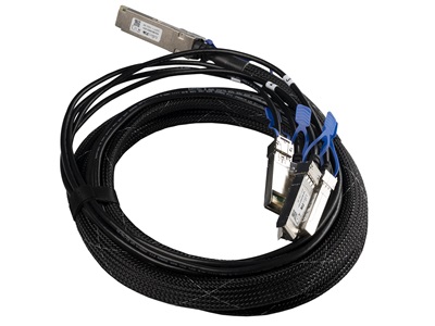 MikroTik, QSFP28 to 4x SFP28 break-out cable for CCR2216/CRS504