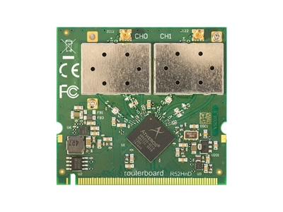 MikroTik, R52HnD -  802.11a/b/g/n High Power Dual Chain Mini PCI