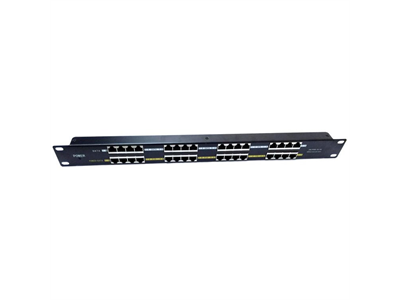 Passiv POE 16 port - földelhető rack (FTP csatlakozókkal)