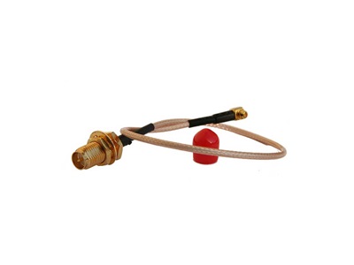 RPSMA aljzat/MMCX pigtail - 15cm (RG178)
