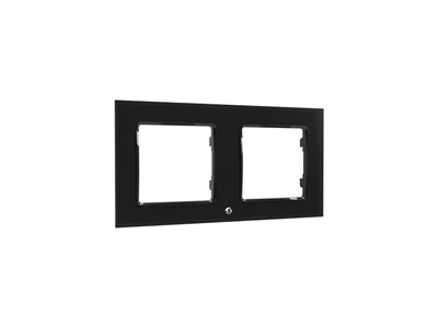 Shelly, Wall Switch Frame x2 Black