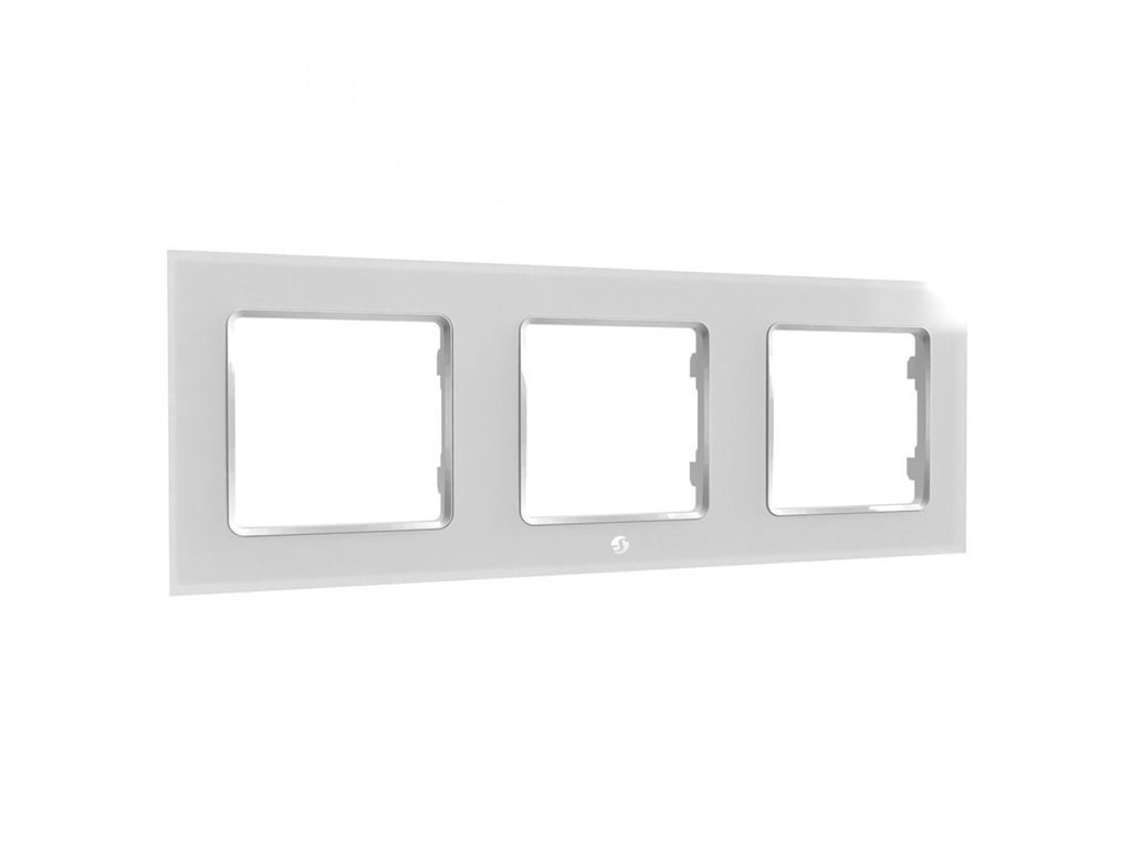 Shelly, Wall Switch Frame x3 White AccessPoint Kft.