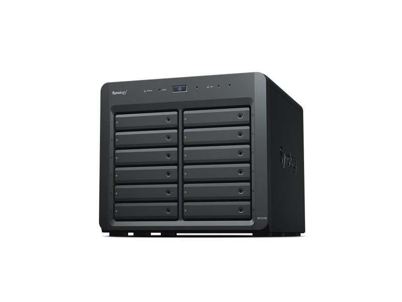 Synology, NAS 12 fiókos Bővítő egység - DX1215II