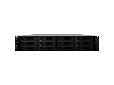 Synology, NAS 12 fiókos RS3618XS Intel Xeon D-1521 4x2,4GHz, 8GB DDR4, 4x1GbE, 3xUSB3.2