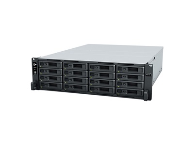 Synology, NAS 16 fiókos AMD Ryzen V1500B 4x2,2GHz, 4GB DDR4 ECC, 4x1GbE, 2xUSB3.2 - RS2821RP+