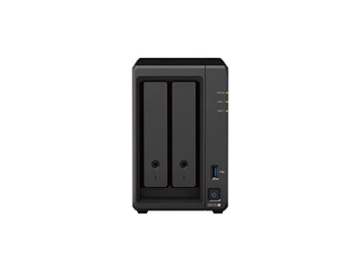 Synology, NAS 2 fiókos AMD Ryzen R1600 2x2,6GHz, 2GB DDR4 RAM, 2x1000Mbit, 1xUSB3.2Gen1 - DS723+