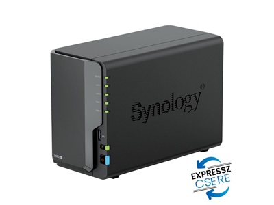 Synology, NAS 2 fiókos DS225+ Intel Celeron J4125 4x2GHz, 2GB DDR4, 1x2,5GbE, 1x1GbE, 2xUSB3.2Gen1