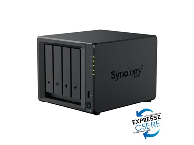 Synology, NAS 4 Fiókos AMD Ryzen V1500B 4x2,2GHz, 4GB DDR4 ECC, 2x2,5GbE, 2xUSB3.2 - DS925+