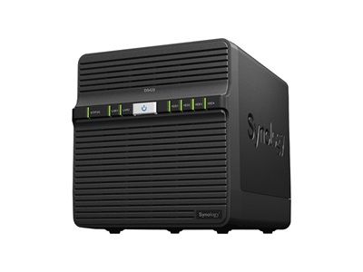 Synology, NAS 4 Fiókos DS423 Realtek RTD1619B 4x1,7GHz, 2GB DDR4, 2x1GbE, 2xUSB3.2 Gen1