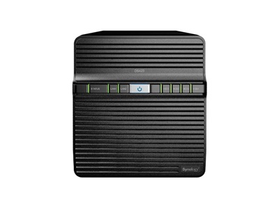 Synology, NAS 4 Fiókos DS423 Realtek RTD1619B 4x1,7GHz, 2GB DDR4, 2x1GbE, 2xUSB3.2 Gen1