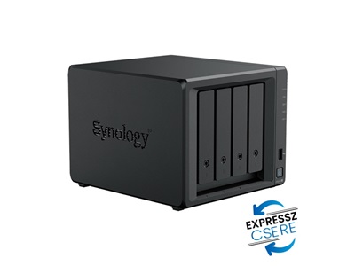 Synology, NAS 4 Fiókos Intel Celeron J4125 4x2,7GHz, 2GB DDR4, 1x2,5GbE, 1x1GbE, 2x2280NVMe - DS425+