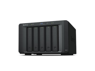 Synology, NAS 5 fiókos DX517 Bővítő egység 1xeSATA