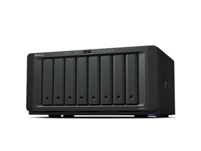 Synology, NAS 8 fiókos DS1821+ AMD Ryzen V1500B 4x2,2GHz, 4GB DDR4, 4x1GbE, 2xeSATA