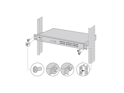 TP-Link, 19-inch Switches Rack Mount Kit