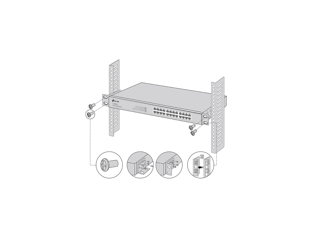 TP-Link, 19-inch Switches Rack Mount Kit - AccessPoint Kft.