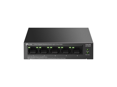 TP-Link, 5-Port Gigabit Desktop Switch with 4-Port PoE+