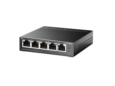 TP-Link, 5-Port Gigabit Easy Smart Switch with 4-Port PoE+
