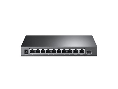 TP-Link, 8-Port 10/100Mbps + 3-Port Gigabit Desktop Switch with 8-Port PoE+