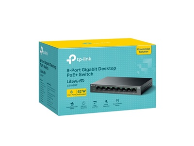 TP-Link, 8-Port Gigabit Desktop Switch with 8-Port PoE+