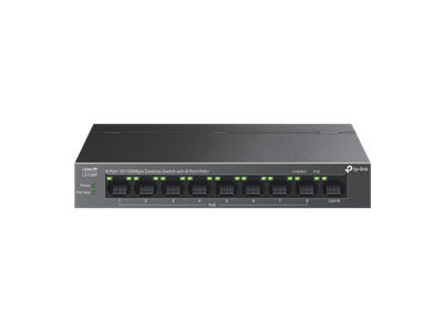 TP-Link, 9-Port 10/100Mbps Desktop Switch with 8-Port PoE+