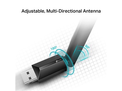 TP-Link, AC600 High Gain Wireless Dual Band USB Adapter