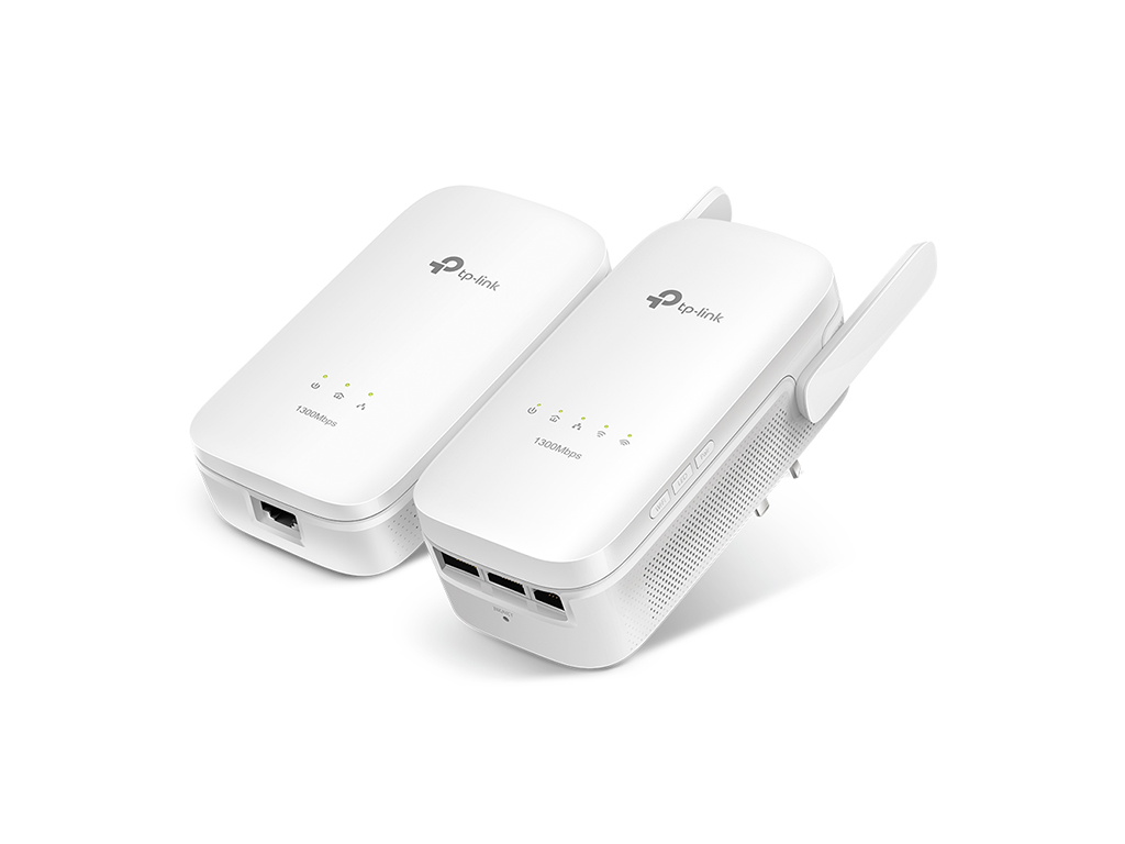 TP-Link, AV1300 powerline Adapter kit, (1xTL-PA8010 & 1xTL-WPA8630)