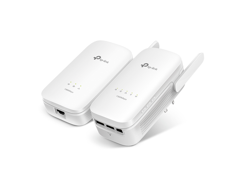 TP-Link, AV1300 powerline Adapter kit, (1xTL-PA8010 & 1xTL-WPA8630)