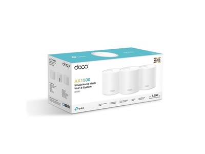 TP-Link, AX1500 Whole Home Mesh Wi-Fi 6 System, 3-pack