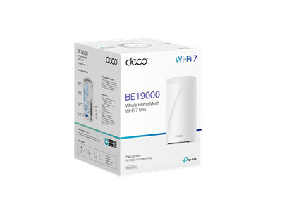 TP-Link, BE19000 Tri-Band Whole Home Mesh WiFi 7 System, 2-pack