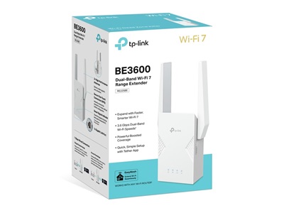 TP-Link, BE3600 Dual-Band Wi-Fi 7 Range Extender