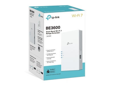 TP-Link, BE3600 Dual-Band Wi-Fi 7 Range Extender
