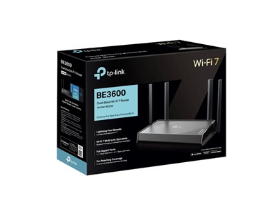 TP-Link, BE3600 Dual-Band Wi-Fi 7 Router