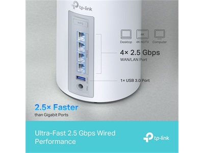 TP-Link, BE9300 Whole Home Mesh WiFi 7 System, 3-pack