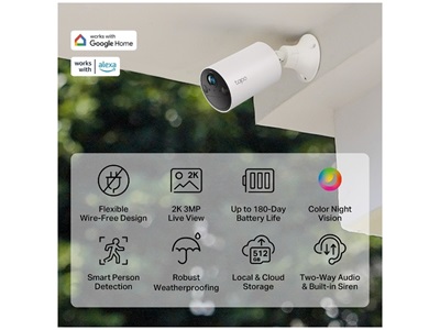 TP-Link, Battery-Powered Outdoor Security Camera