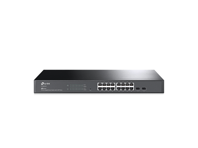 TP-Link, JetStream™ 16-Port Gigabit Smart Switch with 2 Gigabit SFP Slots