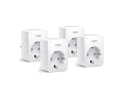 TP-Link, Mini Smart Wi-Fi Socket, Energy Monitoring (4 pack)