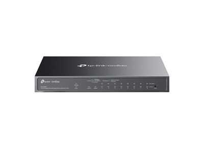 TP-Link, Omada 10-Port Gigabit Easy Managed Switch with 8-Port PoE+