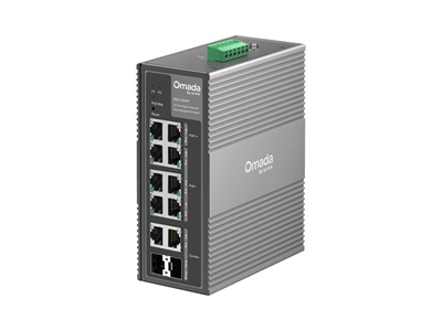 TP-Link, Omada 10-Port Gigabit Industrial Easy Managed Switch with 6-Port PoE+ and 2-Port PoE++