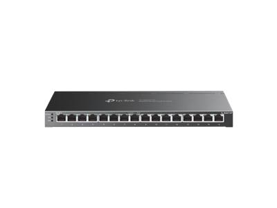 TP-Link, Omada 16-Port Gigabit Smart Switch with 8-Port PoE+ (SG2016P)