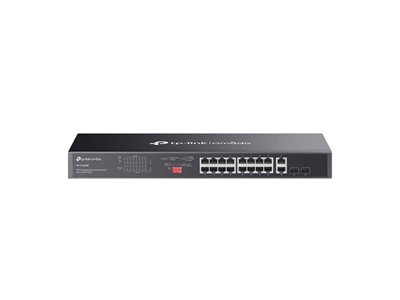 TP-Link, Omada 18-Port Gigabit Unmanaged Rackmount Switch with 16-Port PoE+