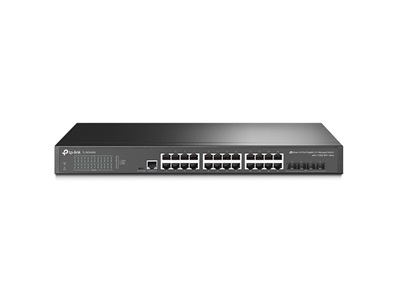 TP-Link, Omada 24-Port Gigabit L2+ Managed Switch with 4 10GE SFP+ Slots (SG3428X)