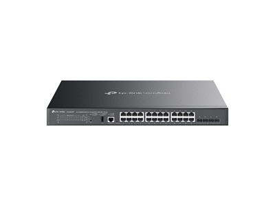 TP-Link, Omada 24-Port Gigabit Stackable Lite L3 Managed PoE++ Switch with 4× 10G Slots