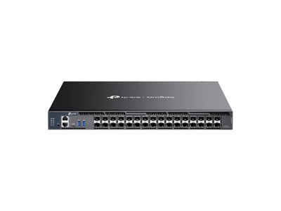 TP-Link, Omada 26-Port 10G Stackable L3 Managed Aggregation Switch with 6 25G Slots