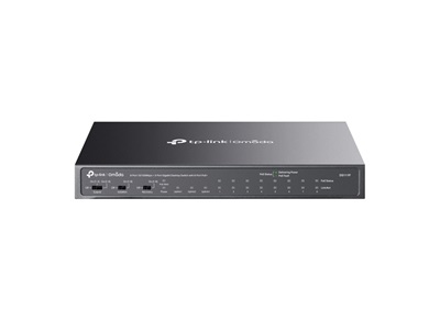 TP-Link, Omada 8-Port 10/100Mbps + 3-Port Gigabit Unmanaged Desktop Switch with 8-Port PoE+