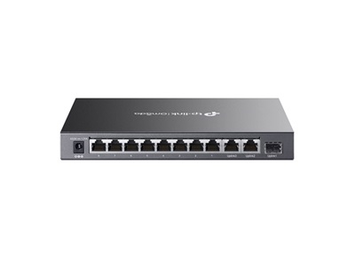 TP-Link, Omada 8-Port 10/100Mbps + 3-Port Gigabit Unmanaged Desktop Switch with 8-Port PoE+