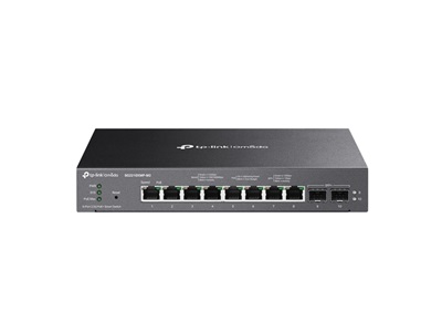 TP-Link, Omada 8-Port 2.5GBASE-T and 2-Port 10GE SFP+ Smart Switch with 8-Port PoE+