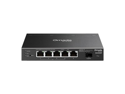 TP-Link, Omada Access 6-Port Gigabit Switch with 4-Port PoE+