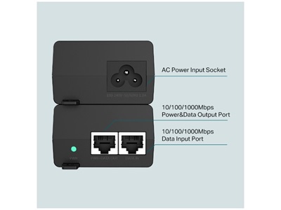 TP-Link, PoE+ Injector